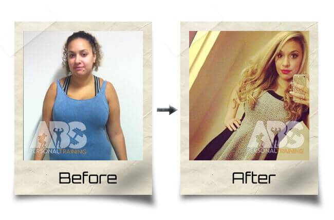 The Abs Gym - Before After Photo - Woman Lost Weight