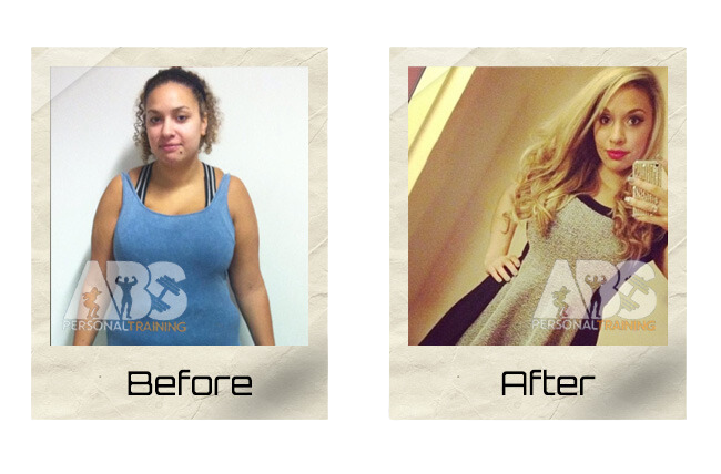 The Abs Gym - Before After Photo - Woman Lost Weight
