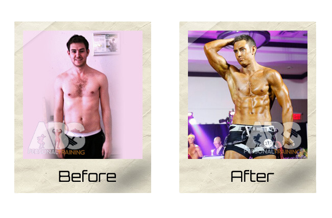The Abs Gym - Before After Photo - Woman got leaner and stronger